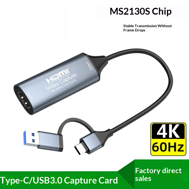 Capture Card 4K Hdmi - Kartu Pengambilan Video USB3.0 4K 60Hz