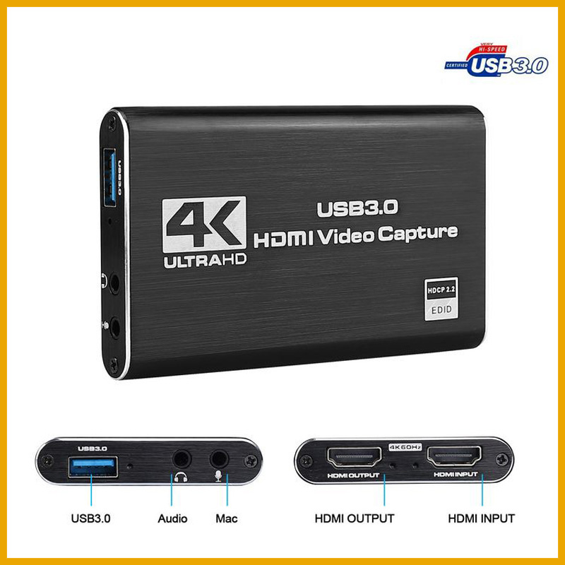 Capture Card 4K Hdmi - Kartu Pengambilan Video USB 3.0 4K