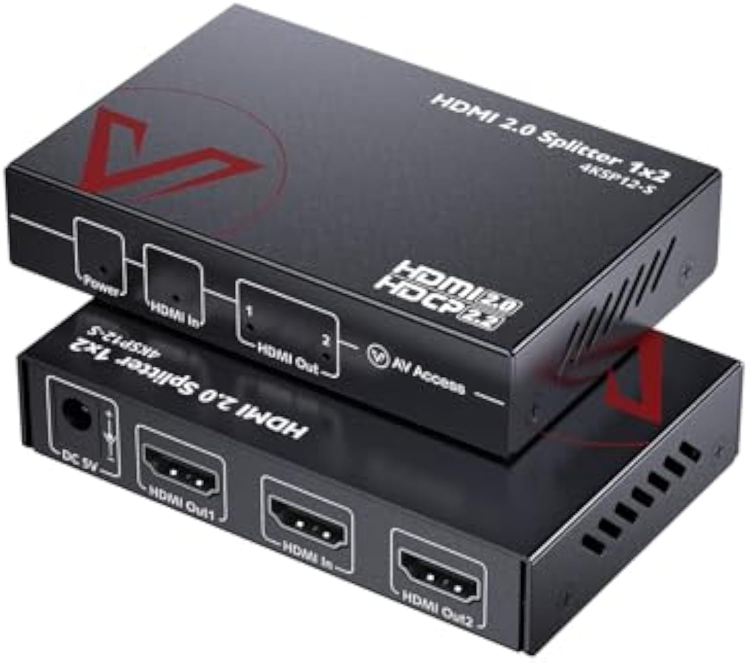Esports Gaming Splitter - 4K@60Hz/1080p@120Hz HDMI 2.0 Splitter 1 in