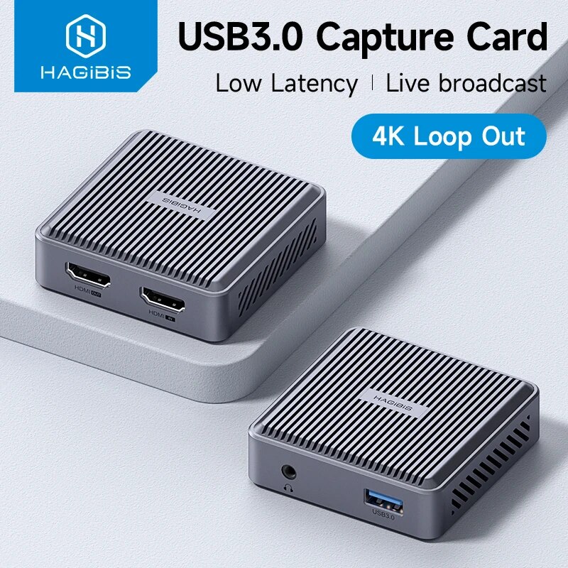 Capture Card 4K Hdmi - Hagibis kartu penangkap Video kompatibel HDMI