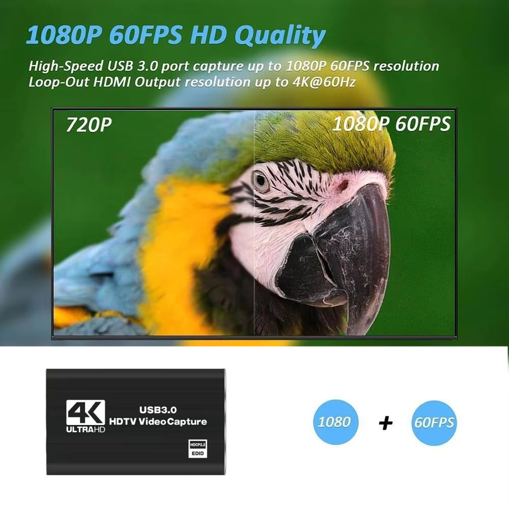Kartu Pengambilan Video 4K HDM - Capture Card 4K Hdmi ulasan dan harga