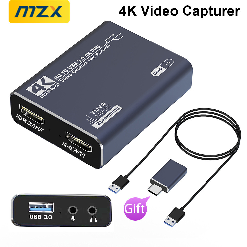 Papan kartu perekam Video MZX  - Capture Card 4K Hdmi ulasan dan harga