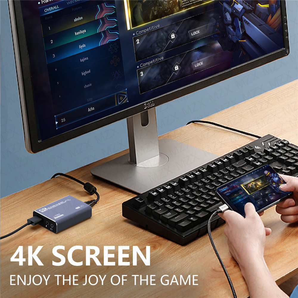 Papan kartu perekam Video MZX  - Capture Card 4K Hdmi ulasan dan harga