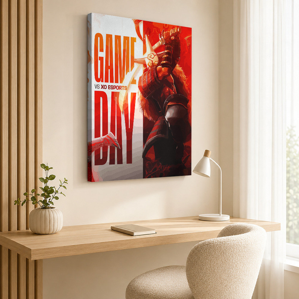 Poster Kanvas Berbingkai Game  - Esports Gaming Poster ulasan dan harga