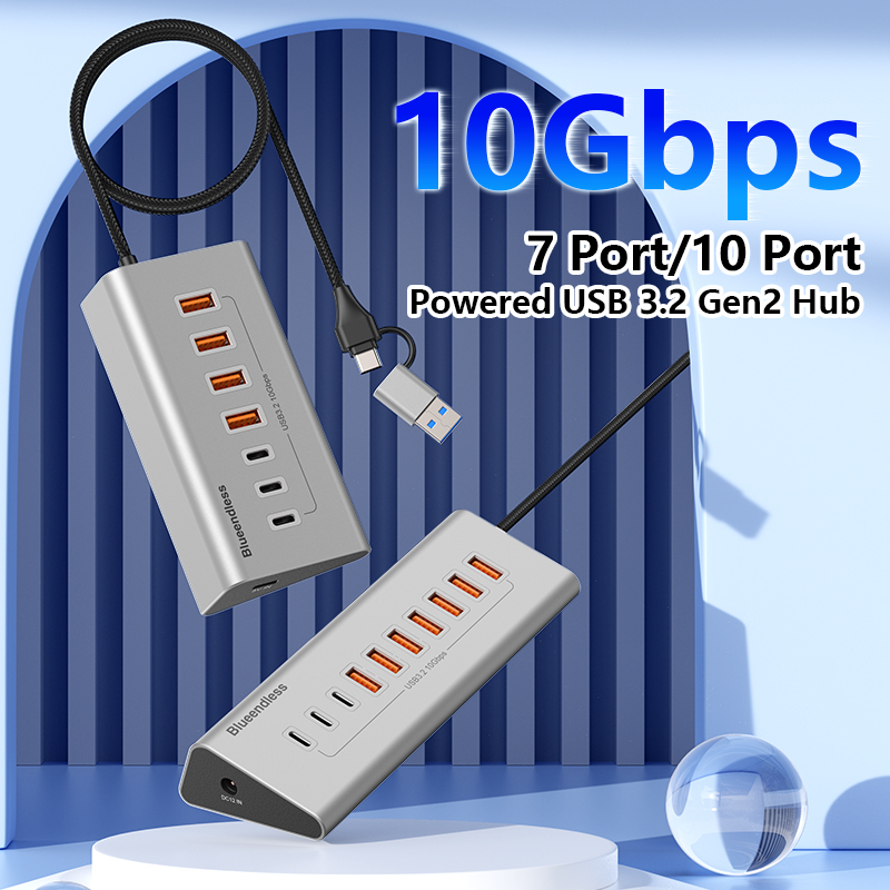 Blueendless Aluminium USB3.2 G - Esports Gaming Splitter ulasan dan harga