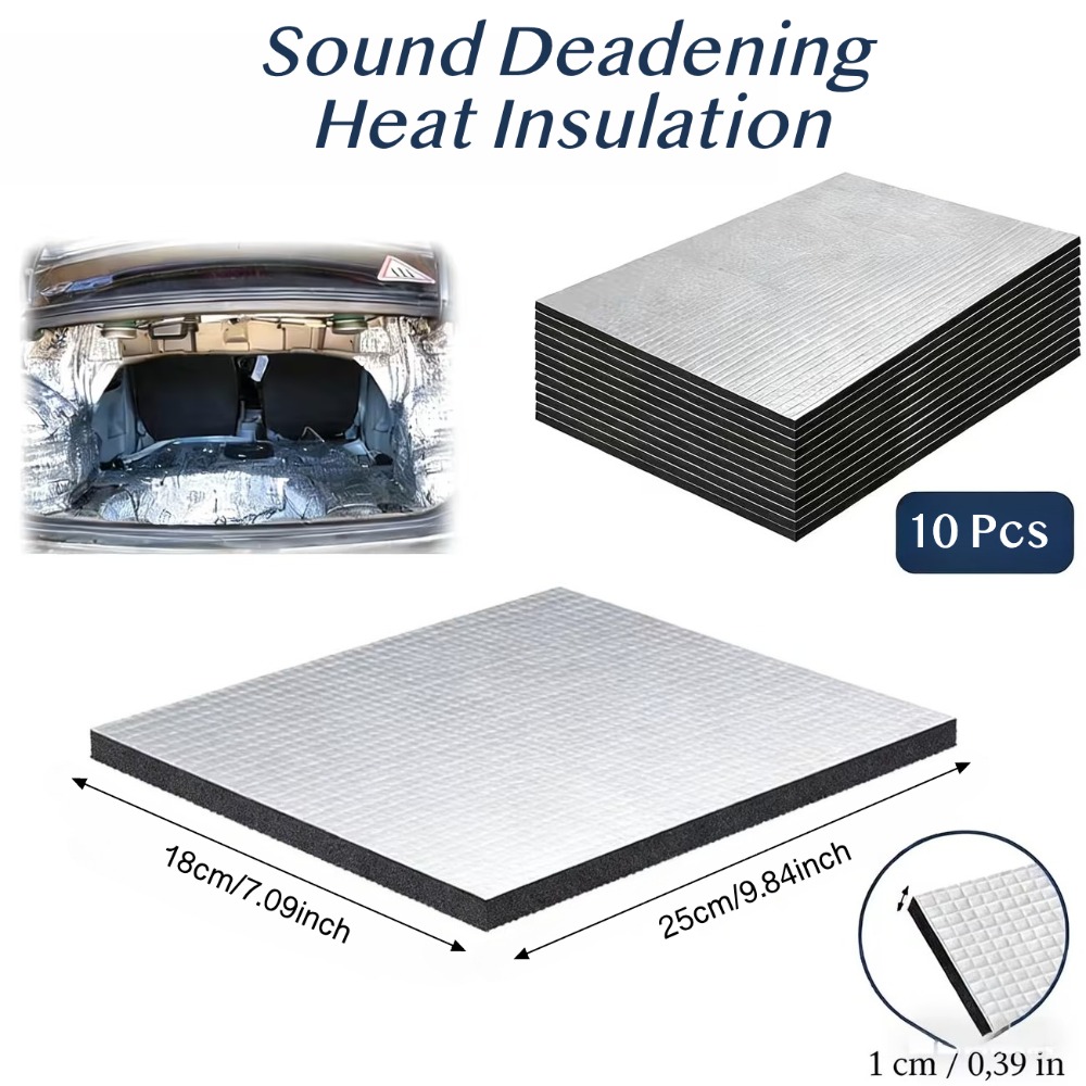 10 Buah 10Mm Alas Peredam Suar - Sound Dampening Foam ulasan dan harga