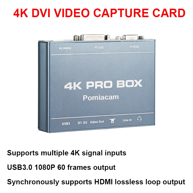 4K PRO BOX DVI HDMI VGA Ke Kar - Capture Card 4K Hdmi ulasan dan harga