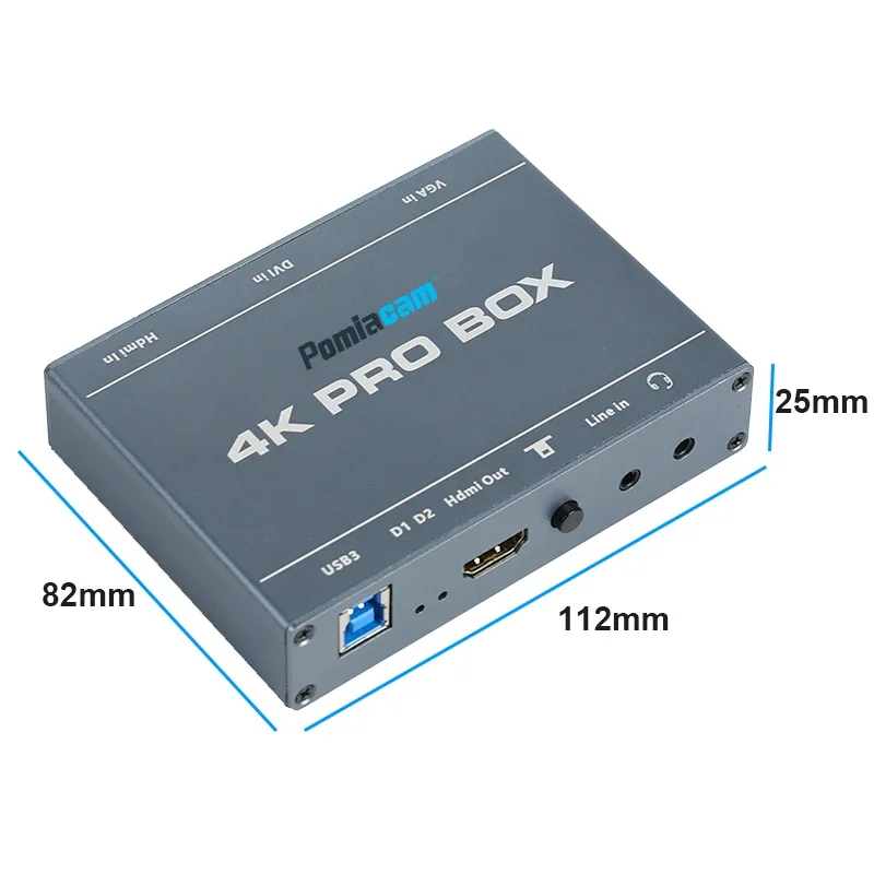 4K PRO BOX DVI HDMI VGA Ke Kar - Capture Card 4K Hdmi ulasan dan harga