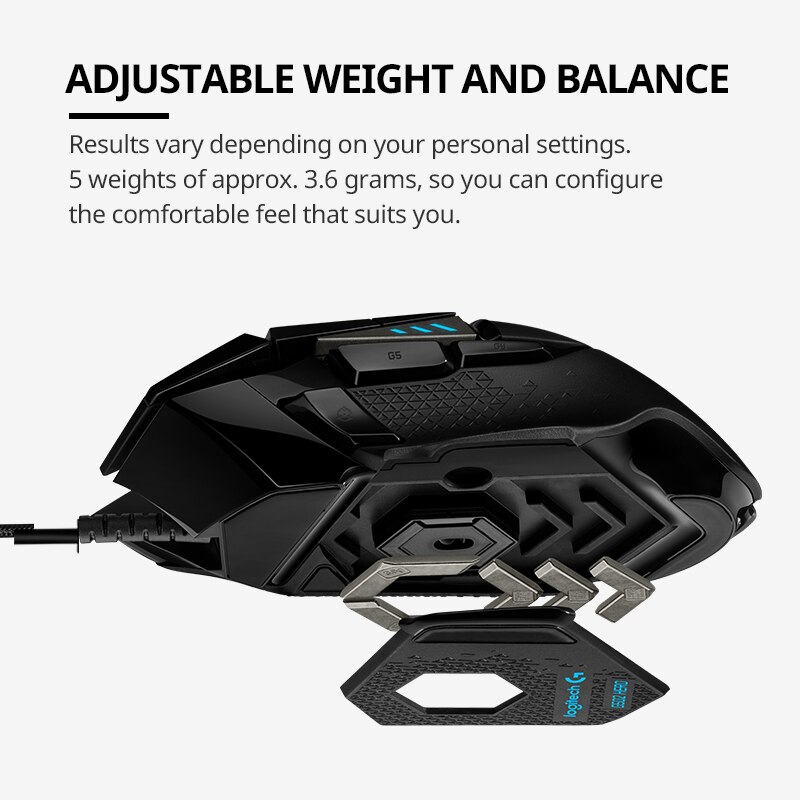 Logitech G502hero Mouse Gaming - Esports Gaming Mouse Weight Adjustable ulasan dan harga