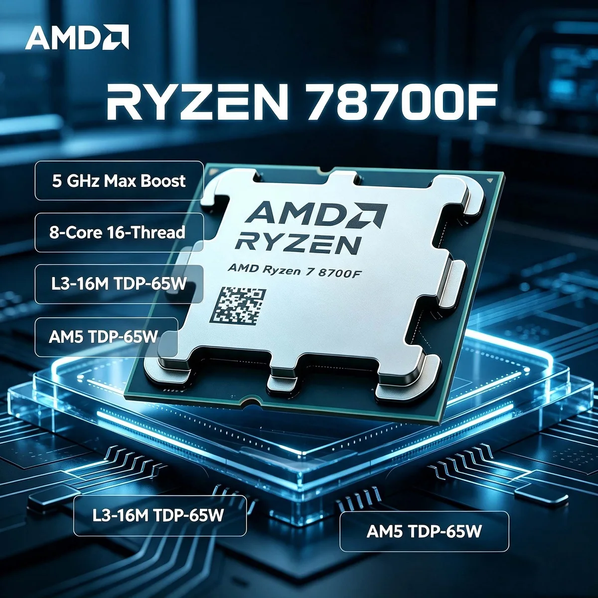 Prosesor CPU AMD Ryzen 7 8700F - Amd Cpu Ryzen 7 ulasan dan harga