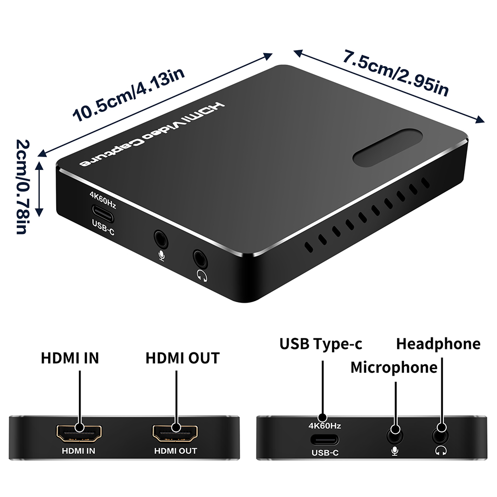 Kartu Pengambilan Video Kompat - Capture Card 4K Hdmi ulasan dan harga