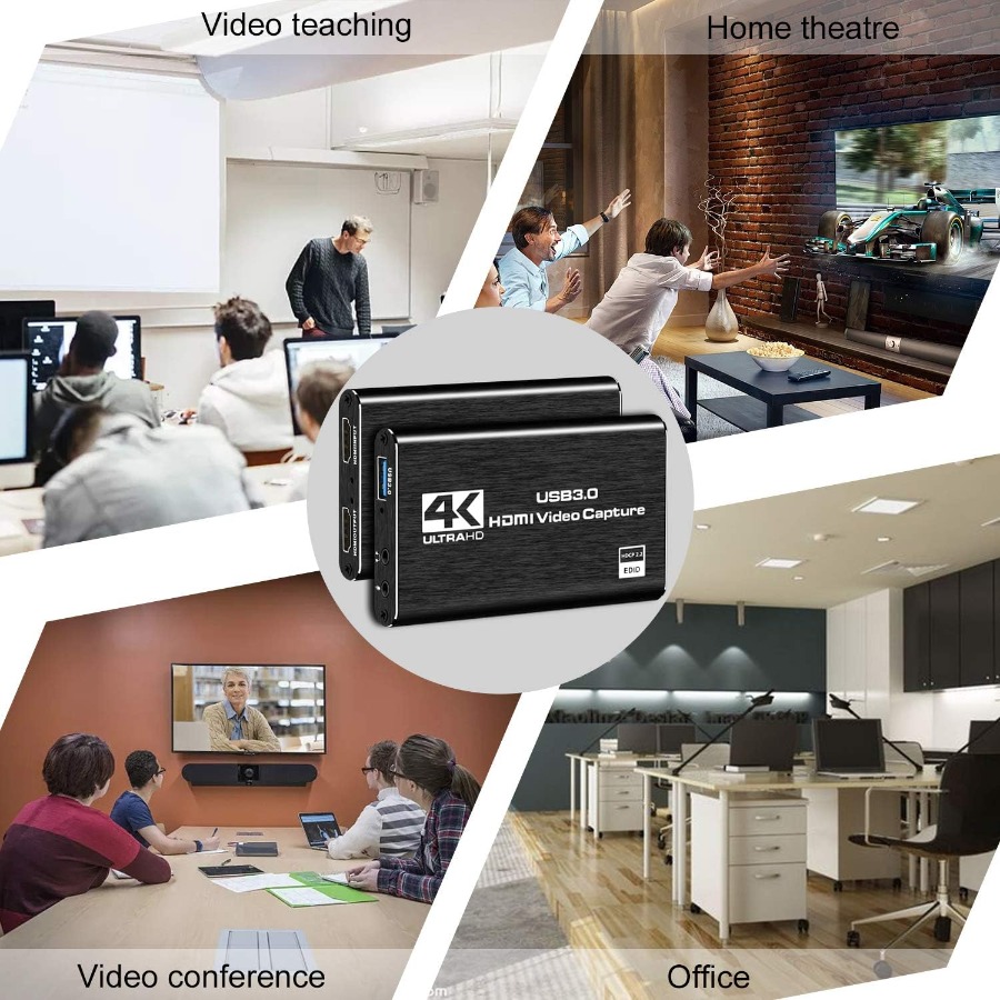 Kartu Pengambil Video USB 3.0  - Capture Card 4K Hdmi ulasan dan harga