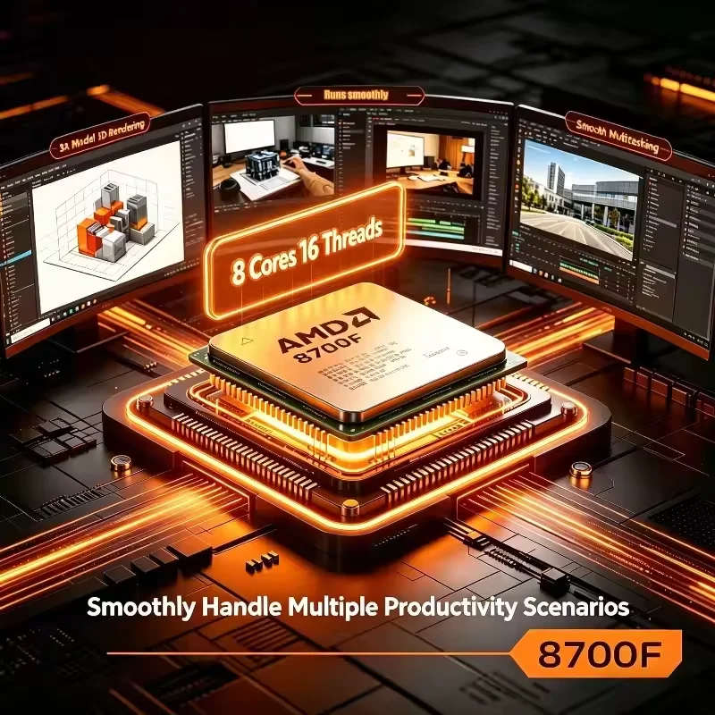 AMD Ryzen 7 8700F CPU Desktop  - Amd Cpu Ryzen 7 ulasan dan harga