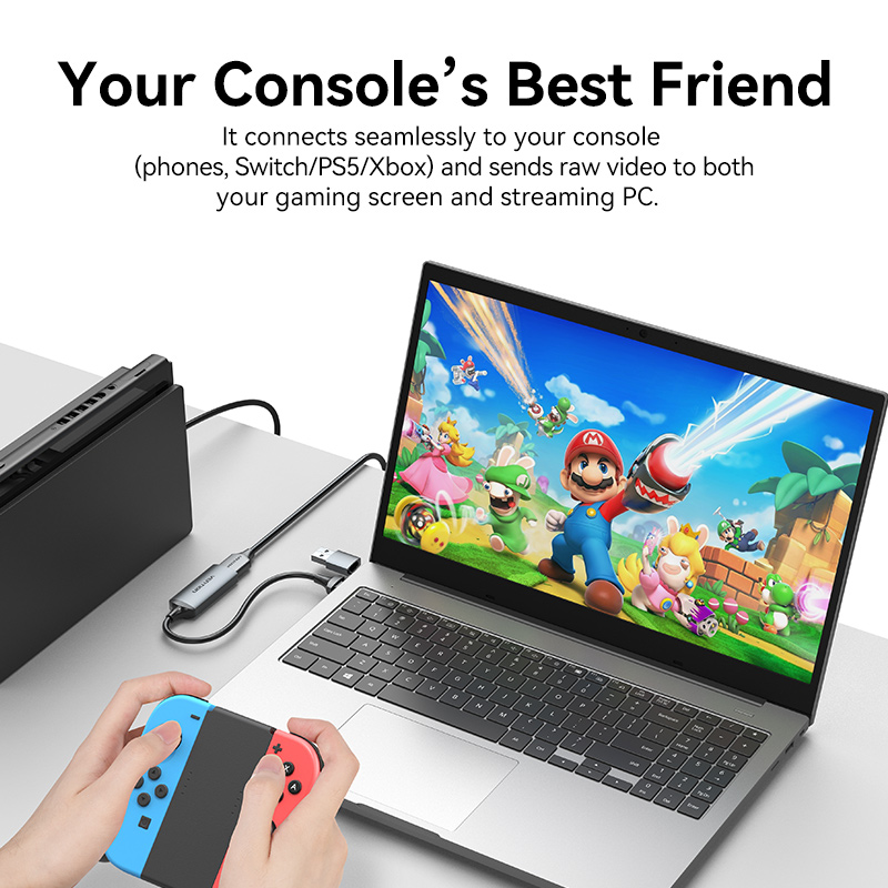 Vention kartu penangkap Video  - Capture Card 4K Hdmi ulasan dan harga