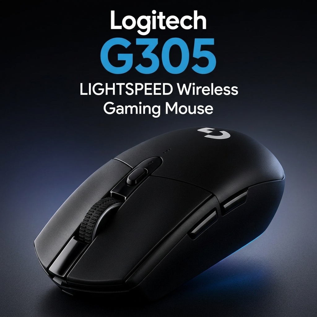 Logitech G305 Mouse Gaming Nir - Esports Gaming Mouse Weight Adjustable ulasan dan harga