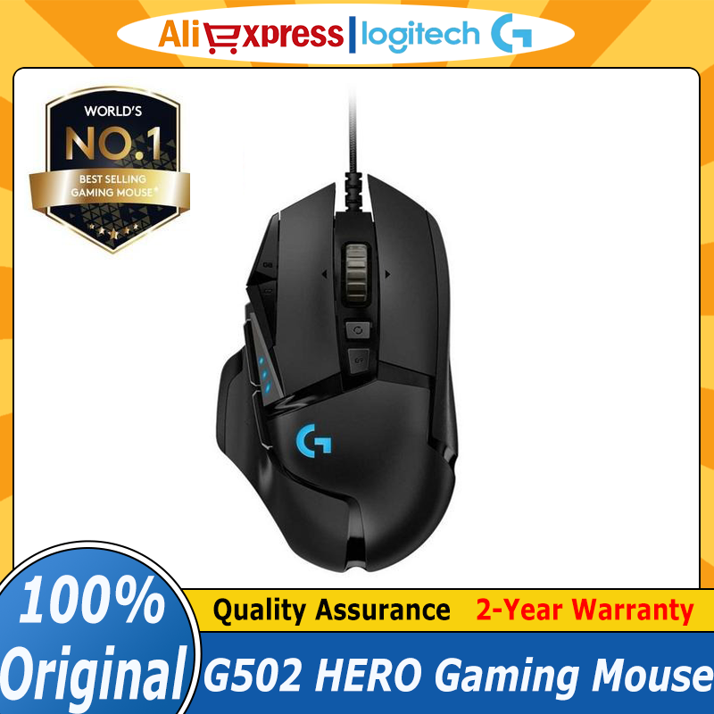 Logitech G502 HERO Mouse Gamin - Esports Gaming Mouse Weight Adjustable ulasan dan harga