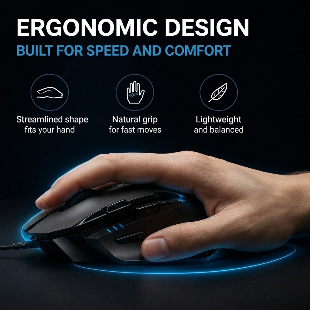 Logitech G402 Mouse Gaming E-S - Esports Gaming Mouse Weight Adjustable ulasan dan harga